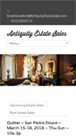 Mobile Screenshot of antiquityestatesale.com